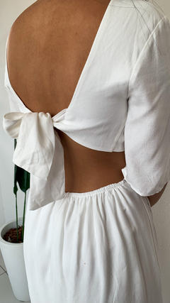 vestido recorte na cintura - loja online