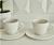 Taza con plato linea white rayas SET X6 - comprar online