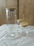 Vaso vidrio con tapa de bambú - comprar online