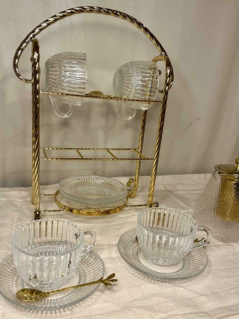 Set de te x6 + soporte de diseño - comprar online