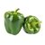 Morrón verdes orgánicos x 500 g