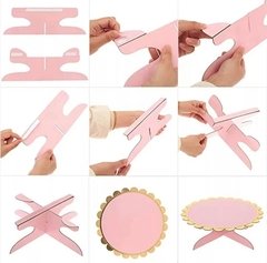 Cake stand color pastel ( Base Torta) x 1 un - PetitCocoDeco