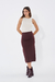STELLA POLLERA CON TAJO EN UN COSTADO RIBB WARM - comprar online