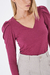 LOREDI REMERA PRINCESA ML CUELLO V MODAL SOFT - comprar online