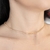CHOKER CRAVEJADA ZIRCÔNIA LUZ