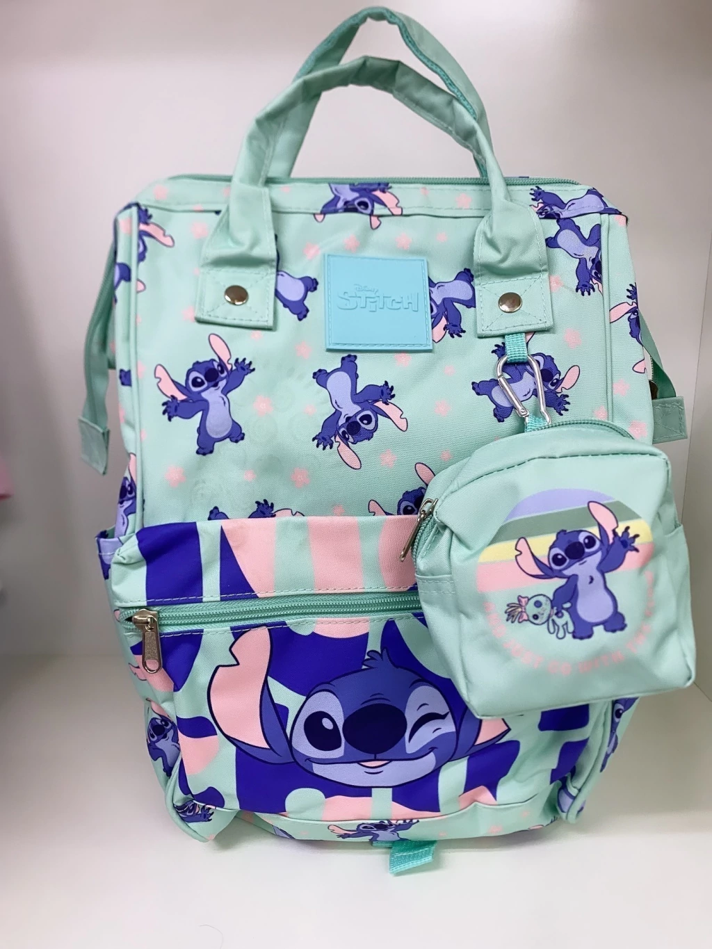 MOCHILAS STITCH CON MONEDERO