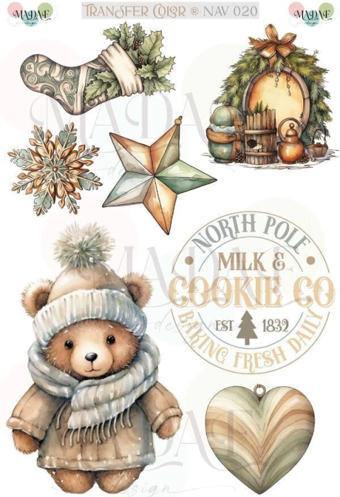 LAMINA DECO TRANSFER 20x30cm NAV 020