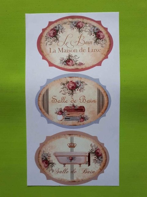 LAMINA DE DECOUPAGE DM039