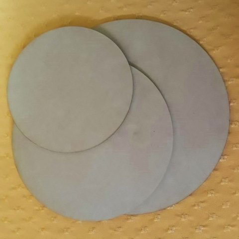 BASES REDONDAS 15 CM DIAMETRO 3MM ESPESOR B01
