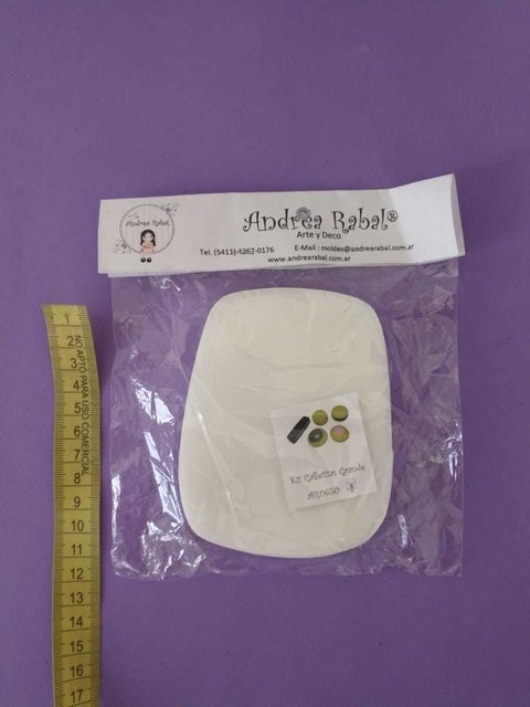 MOLDE DE SILICONA AR0650 KIT GALLETITA GRANDE