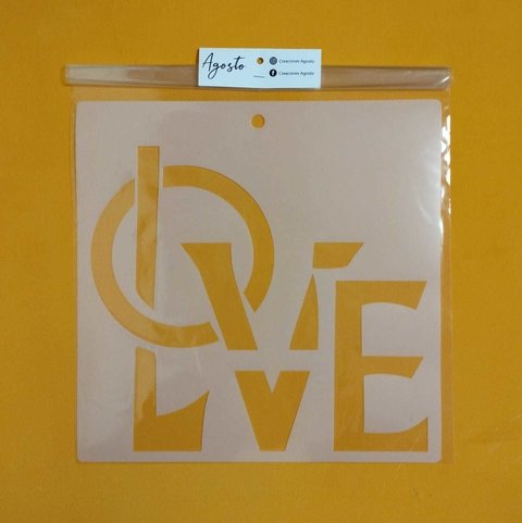 STENCIL AGOSTO TH10 30X30CM