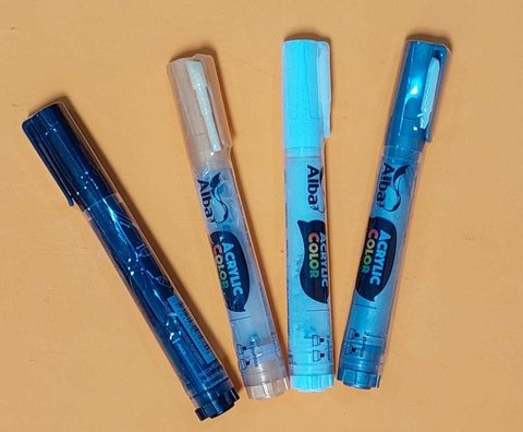 MARCADORES ACRILICOS ACRYLIC LINEA ALBA