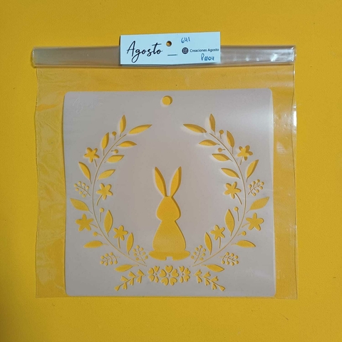 STENCIL 20x20cm PW04