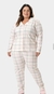 Pijama Americano Plus Size G1 e G2 em algodão