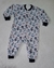 Pijama macacão infantil manga longa forrado desenho astronauta