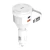 Cargador para auto Soul 12V 40W con cable retráctil y puertos USB-C y USB-A para carga rápida
