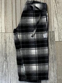 Pantalón a cuadros negro y blanco - comprar online