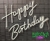 Luminoso Letreiro Placa Neon Happy Birthday Aniversário