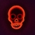 Luminoso Letreiro Placa Neon Led Caveira - comprar online