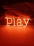 Letreiro Luminária Neon Led Play - comprar online