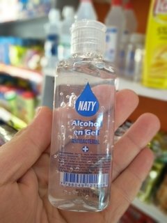 Alcohol en gel de bolsillo