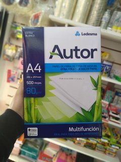 Resma Autor A4 80grs