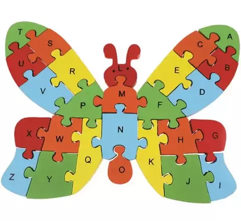 Quebra-Cabeça Borboleta MDF - Toy Mix