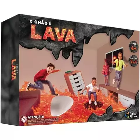 Jogo O Chão é Lava - Pais & Filhos