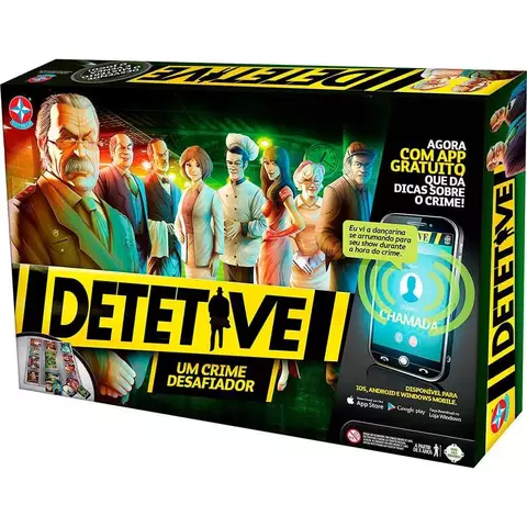 Jogo De Mesa Detetive Com Aplicativo Original Estrela