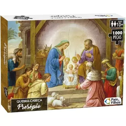 Quebra Cabeça Presépio 1000 PÇ - Pais e Filhos