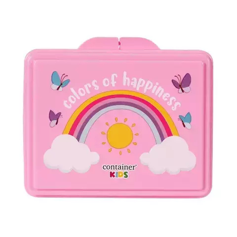 Porta Lanches Rosa Arco Íris