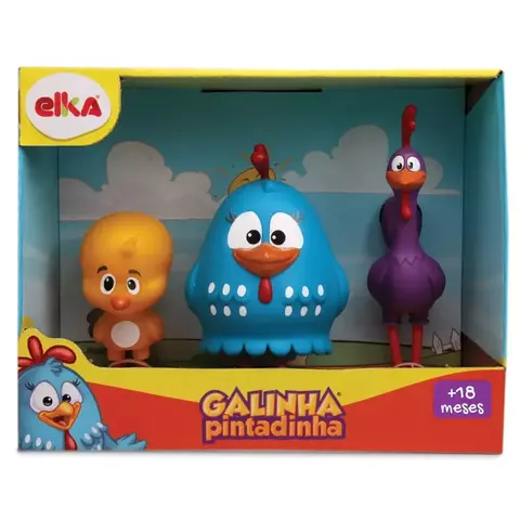 Familia Galinha Pintadinha De Vinil - Elka