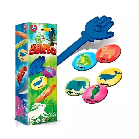 Jogo Brinquedo Infantil Tapa Certo Estrela Original