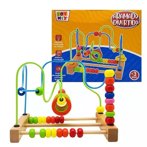 Brinquedo Educativo Aramado Divertido Método Montessori