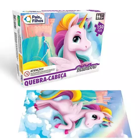 Quebra-cabeça 150 Peças Rainbow - Pais & Filhos