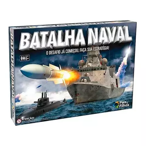 Jogo De Tabuleiro Batalha Naval - Pais & Filhos
