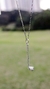 Taco de golfe Ace, peça de prata