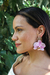 Natural orchid earring - buy online