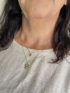 CORRENTE FILHA MENINA 2 EM 1 FOLHEADO EM OURO 18k - comprar online