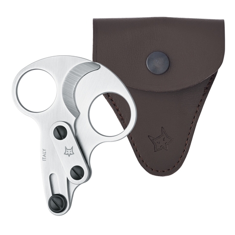 Cortador charutos FOX KNIVES Otello prata satinado