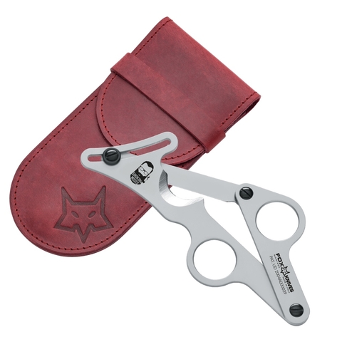 Cortador charutos FOX KNIVES Smoking Moses prata jateado