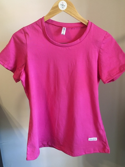REMERA ALGODON FUCSIA