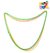 COLLAR DE CUENTAS NEON FLUO 80cm (set x 4 unidades)