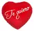 Globo metalizado rojo Corazon TE QUIERO