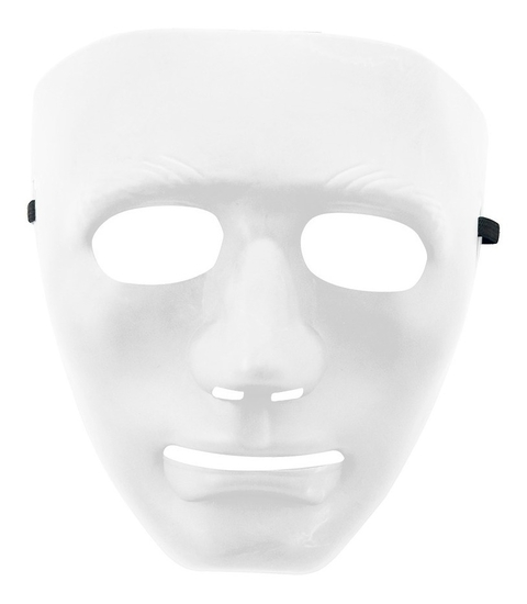 Mascara Careta Hip Hop Blanco