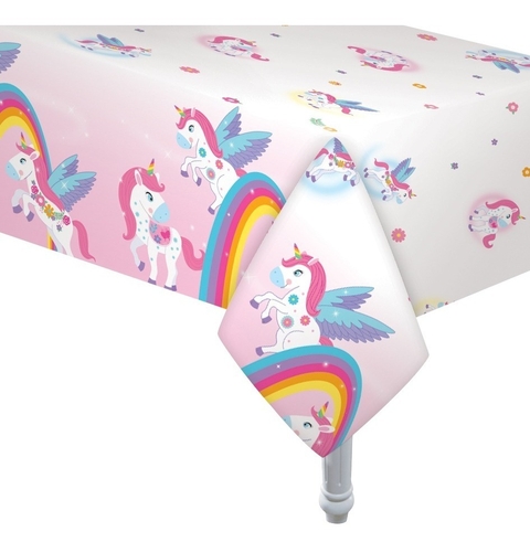 Mantel Plástico Unicornio Sweet 180x130cm