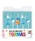 VELAS FORMAS - SET MI 1ER AÑITO VARON X 5 PIEZAS