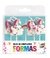 VELAS FORMAS SET UNICORNIOS X 5 PIEZAS