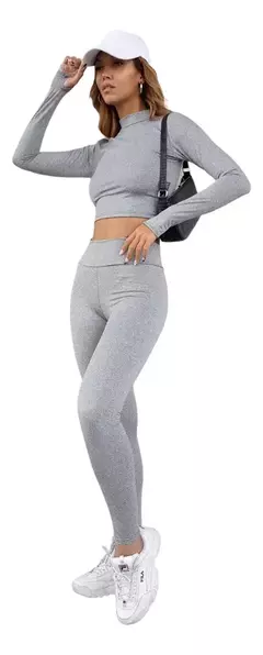Conjunto Calza + Remera Top Deportivo