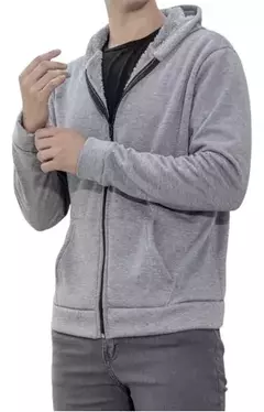 Campera Buzo De Abrigo Con Piel Unisex